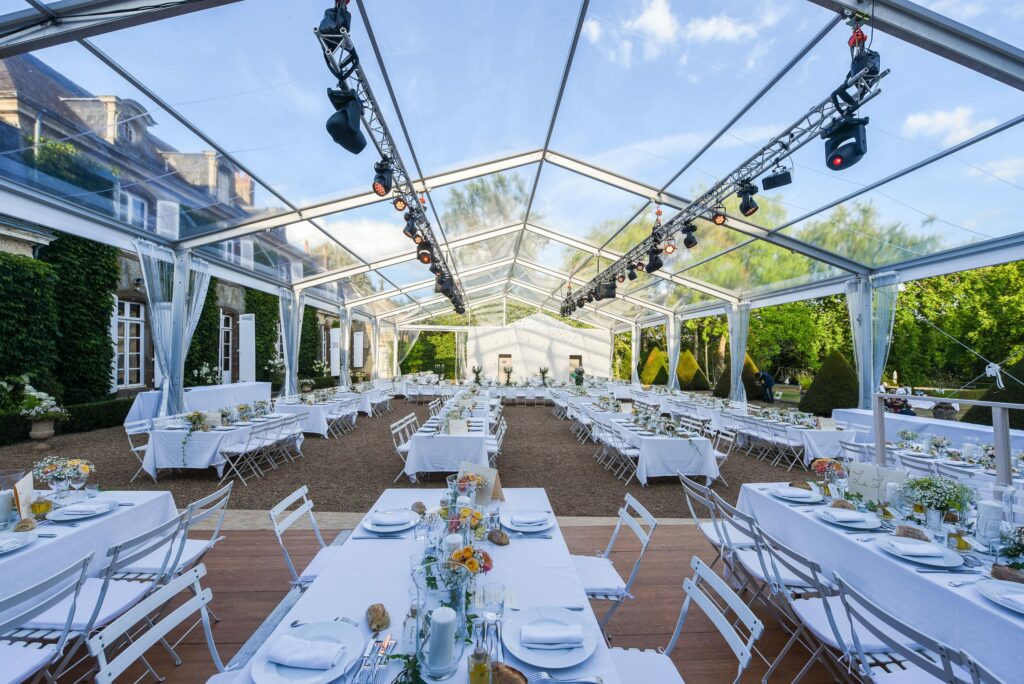 tente mariage étoilée